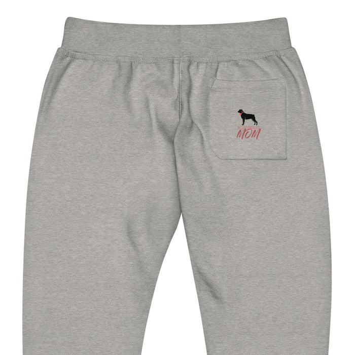 Rottweiler Mom, Premium Fleece Sweatpants