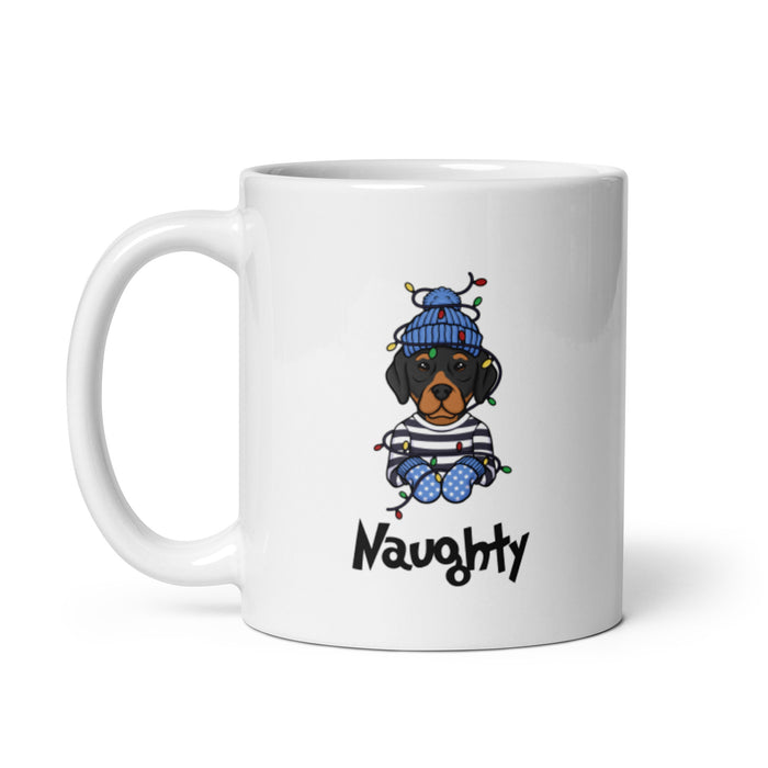 "Naughty Rottie" Mug