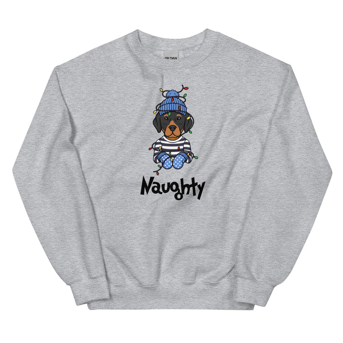 "Naughty Rottie" Holiday Sweatshirt