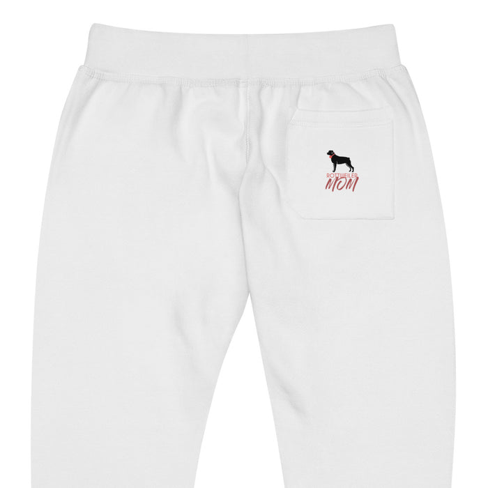 Rottweiler Mom, Premium Fleece Sweatpants