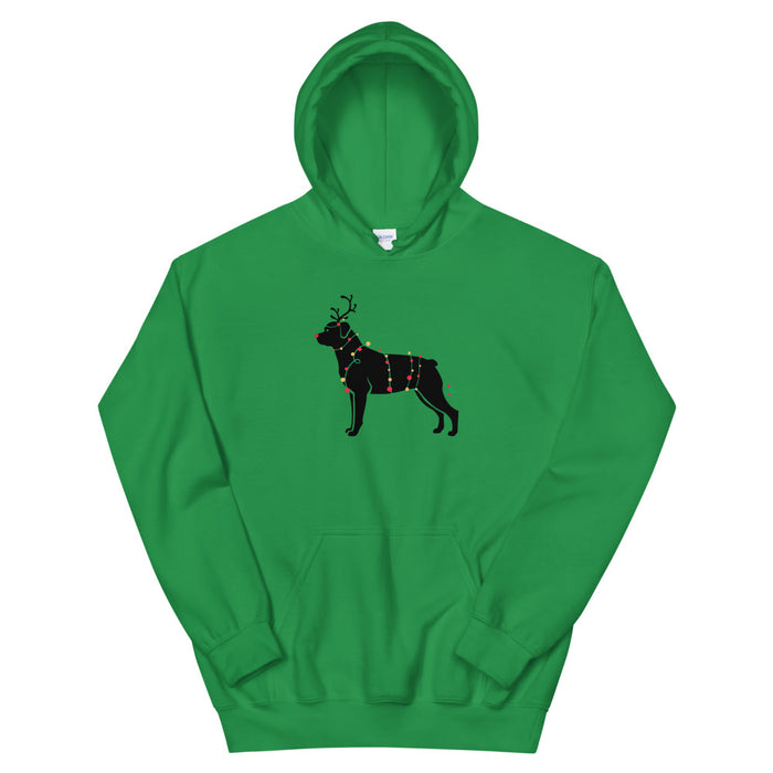 "Rudolph the Red Nosed Rottie" Hoodie