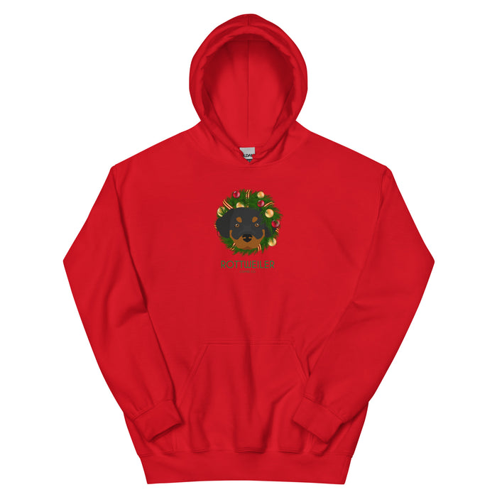 "Rottie Wreath" Hoodie