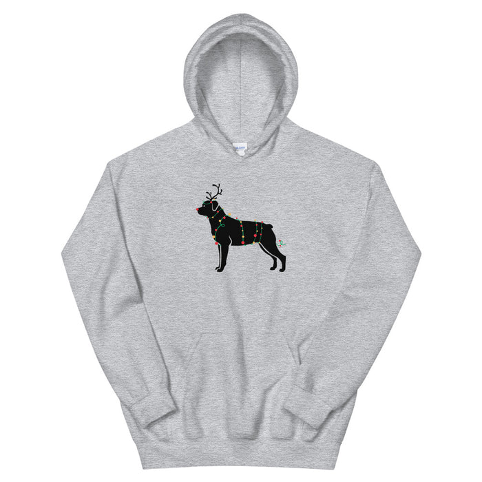 "Rudolph the Red Nosed Rottie" Hoodie