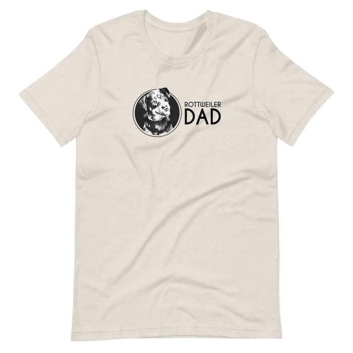 Rottweiler Dad Tee Shirt
