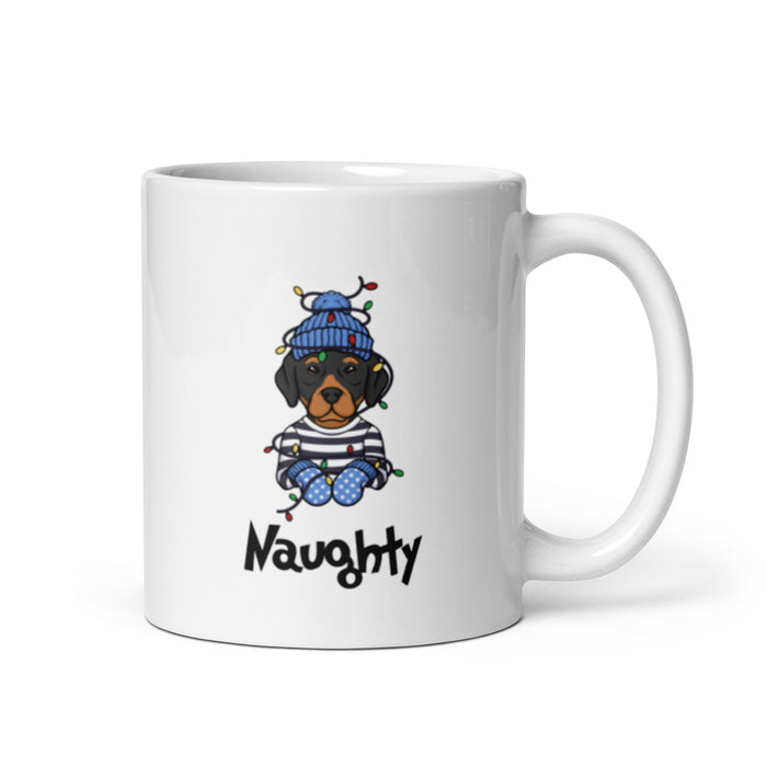 "Naughty Rottie" Mug